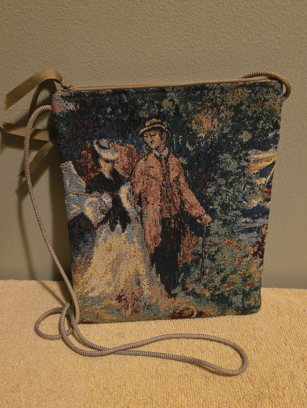 Tapestry wearable Art Crossbody Bag- Inv.541